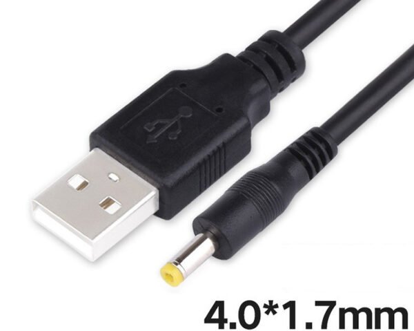 USB 2.0 a to DC 5.5x2.1mm 5v 24AWG DC Charging cable - Image 2