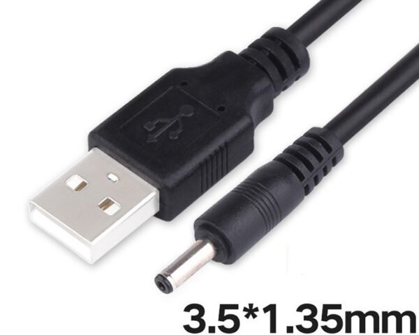 USB 2.0 a to DC 5.5x2.1mm 5v 24AWG DC Charging cable - Image 3