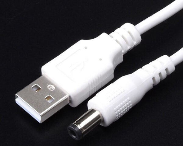 USB 2.0 a to DC 5.5x2.1mm 5v 24AWG DC Charging cable - Image 4