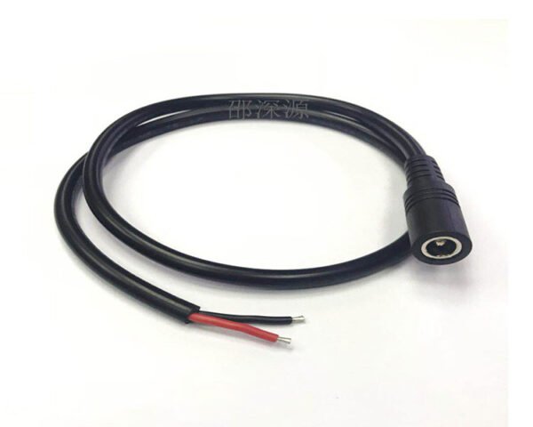 22AWG Cord 2.1MM 2.5MM DC Power Cable with Stripped and Tinned End - Image 3