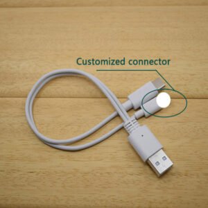 30CM Multi-Function 2-in-1 Charging Cable – Compact Power Cord