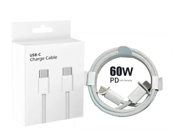 60W PD USB c to USB c Apple lightning charging TYPE C cable - Image 4