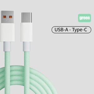 USB C 6A charging cable 60W TYPE-C cable