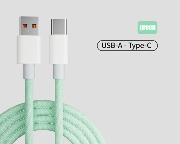 USB C 6A charging cable 60W TYPE-C cable