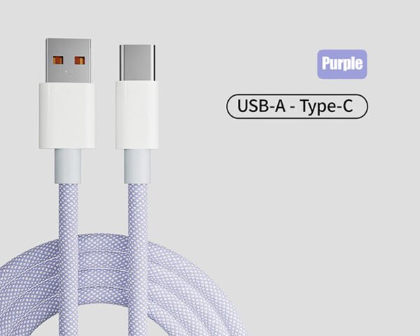 USB C 6A charging cable 60W TYPE-C cable - Image 4