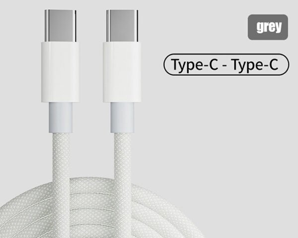 60W PD type c to c fast charging USB C data cable - Image 2