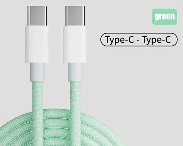 60W PD type c to c fast charging USB C data cable - Image 3
