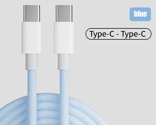 60W PD type c to c fast charging USB C data cable - Image 4