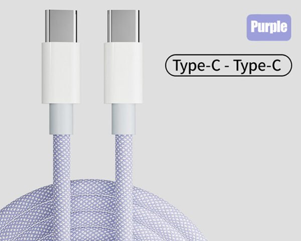 60W PD type c to c fast charging USB C data cable - Image 5