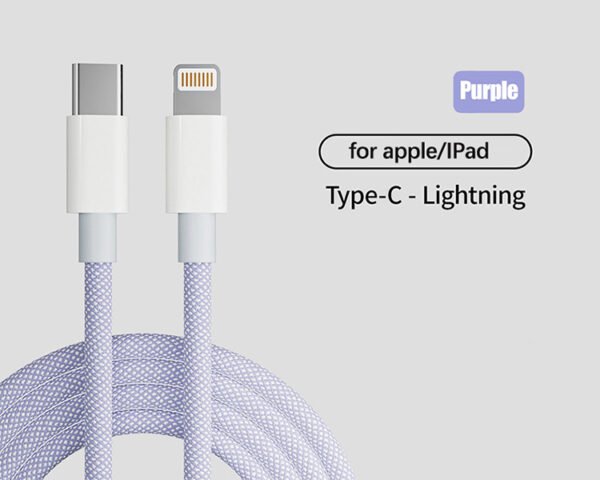 60W usb c to lightning cable fast charging USB C cable - Image 4