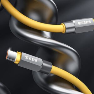240W type c soft silicone charging cable for Apple data cable usb 3.0