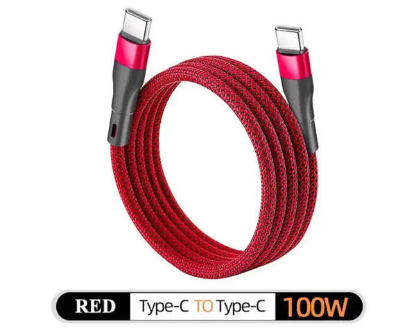 Magnetic PD100W Usb c to Usb c cable USB 3.0  type c data cable - Image 3
