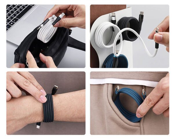 Magnetic PD100W usb c to lightning cable USB C 3.0 data cable - Image 2