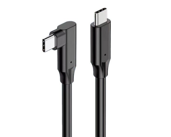 USB C to USB C cable 90° Type-C 60W fast charging cable - Image 4