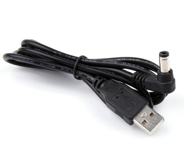 USB A to DC charging cable 90° right angle DC power cable - Image 4