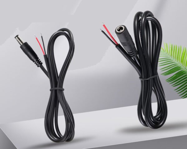 22AWG Cord 2.1MM 2.5MM DC Power Cable with Stripped and Tinned End - Image 4