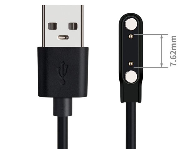 Magnetic 2pin 4pin Smartwatch Charger Adapter USB Charging Cable - Image 2