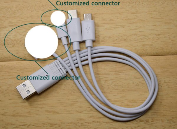 Custom Charging Type C Cable Mini 4in1 for Power Bank Micr usb cable