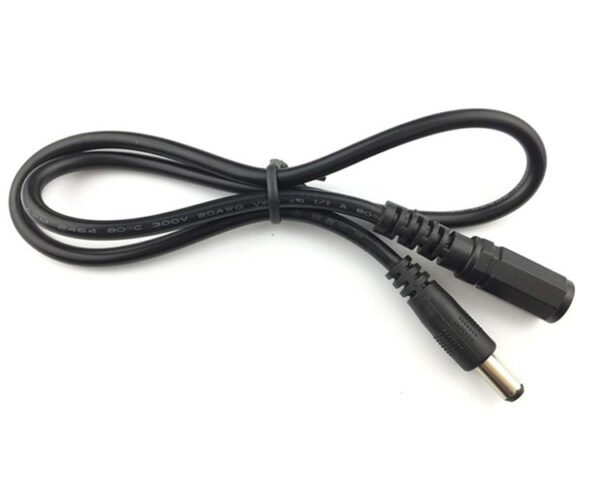 DC12V Female to Male Plug Adapter Power Cord Extension Cord